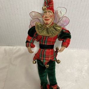 Mark Roberts 10" Jester Fairy Mythical, Fantasy Elf Christmas Ornament RARE